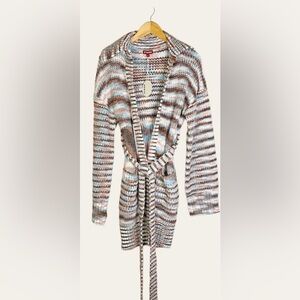 STAUD | NEW WITH TAGS! Marigold Melange Belted Cardigan Size: Small